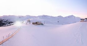 Webcam zeigt die aktuelle Schneelage in Wildkogel-Arena Neukirchen & Bramberg