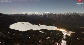 Zugspitze Seilbahn - Blick auf den Eibsee