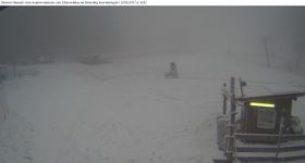 Aussicht auf die Skipiste Masserberg