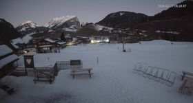 Schoppernau: View from Hotel Schrannen-Hof