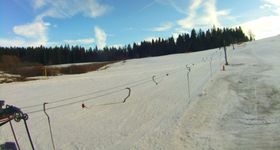 Webcam zeigt die aktuelle Schneelage in Bedrichov (Friedrichswald)