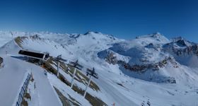 Tignes: Bergstation Tovière