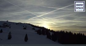Webcam zeigt die aktuelle Schneelage in Snow Space Salzburg (Flachau - Wagrain - St. Johann)