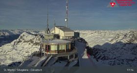 Webcam zeigt die aktuelle Schneelage in Corvatsch - Furtschellas