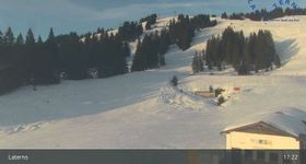 Webcam zeigt die aktuelle Schneelage in Laterns Gapfohl