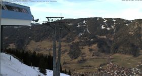 Bergstation Hornbahn, Blick Bad Hindelang