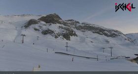 Webcam zeigt die aktuelle Schneelage in Ischgl (Silvretta Arena)