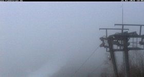 Webcam zeigt die aktuelle Schneelage in Skiwelt Schöneck Hohe Reuth