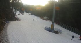 Webcam zeigt die aktuelle Schneelage in Bialy Jar - Karpacz