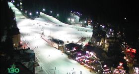 Webcam zeigt die aktuelle Schneelage in Borovets