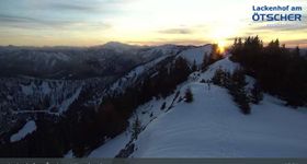 Webcam zeigt die aktuelle Schneelage in Lackenhof Ötscher