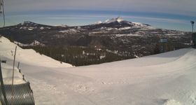 Blick auf den Mount Jefferson
