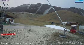 Campo Felice (Italy) – base station chairlift Campo Felice