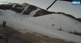 Campo Felice – Seillift Baby Campo Felice, Piste Scorpione und Sessellift Nibbio