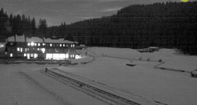 Pokljuka: Blick ins Biathlonstadion
