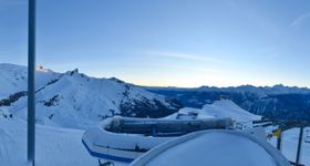 Crans Montana - Top station La Tsa chair lift