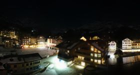 Dorf Wengen in der Schweiz