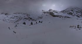 Engelberg: Panoramic view lake Trübsee