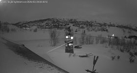Webcam zeigt die aktuelle Schneelage in Stryn Sommerski