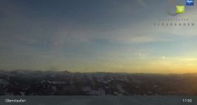 Webcam zeigt die aktuelle Schneelage in Hochgratbahn Oberstaufen