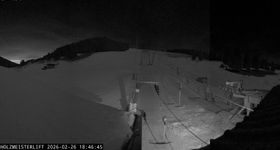 Webcam zeigt die aktuelle Schneelage in Holzmeisterlifte Sommeralm