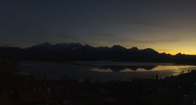 Hopfensee - Blick Richtung Skigebiet Reutte-Hahnenkamm