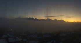 Hopfensee - View to Reutte-Hahnenkamm ski resort