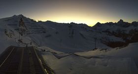 Webcam zeigt die aktuelle Schneelage in Erlebnisberg Golm