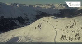 Webcam zeigt die aktuelle Schneelage in Davos Klosters Mountains