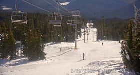 Webcam zeigt die aktuelle Schneelage in Timberline