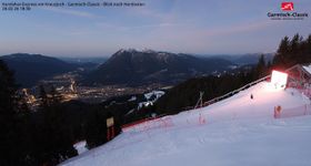 Webcam zeigt die aktuelle Schneelage in Garmisch-Classic