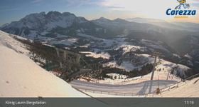 Webcam zeigt die aktuelle Schneelage in Carezza Dolomites