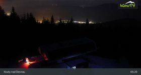 Webcam zeigt die aktuelle Schneelage in Kouty nad Desnou