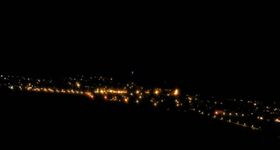 Blick von der Kurklinik auf Oberstdorf