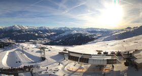 Webcam zeigt die aktuelle Schneelage in Laax