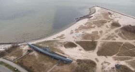 Laboe Strand und Museumsschiff