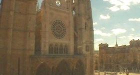 Léon - View of the Cathedral