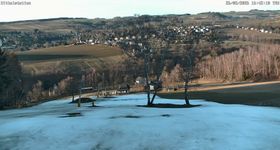 Webcam zeigt die aktuelle Schneelage in Lössnitz