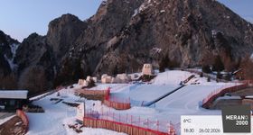 Webcam zeigt die aktuelle Schneelage in Meran 2000