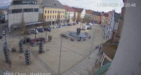 Market Square Cham i. d. Oberpfalz