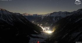 Mittelstation Ankogel: Blick ins Tal