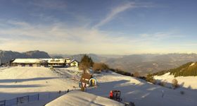 Webcam zeigt die aktuelle Schneelage in Monte Bondone