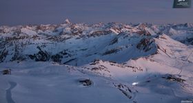 Oberstdorf Nebelhorn: Bergstation Panoramablick