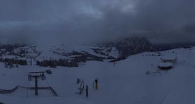 Panorama of the Alpe di Siusi from the Puflatsch mountain station