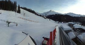 Panoramablick in See - Bergstation Medrigjochbahn