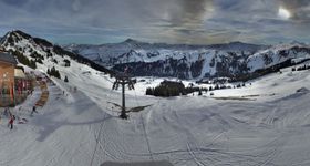 Webcam zeigt die aktuelle Schneelage in Damüls - Mellau