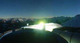 panoramic view mountain restaurant 