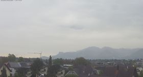 Panoramic view of the Hohe Kugel and the Rhine Valley from Feldkirch
