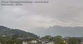 Panoramic view of the Hoher Kasten over Gisingen