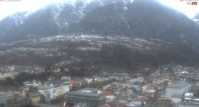 Panoramic view of Landeck in Tyrol